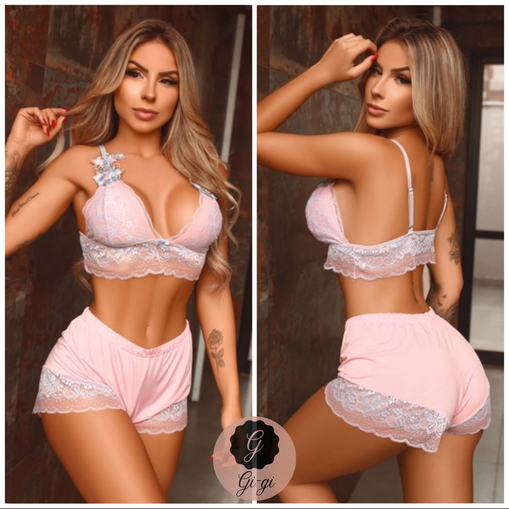 Romantic cotton candy sleepwear set - imported from brazil 🇧🇷